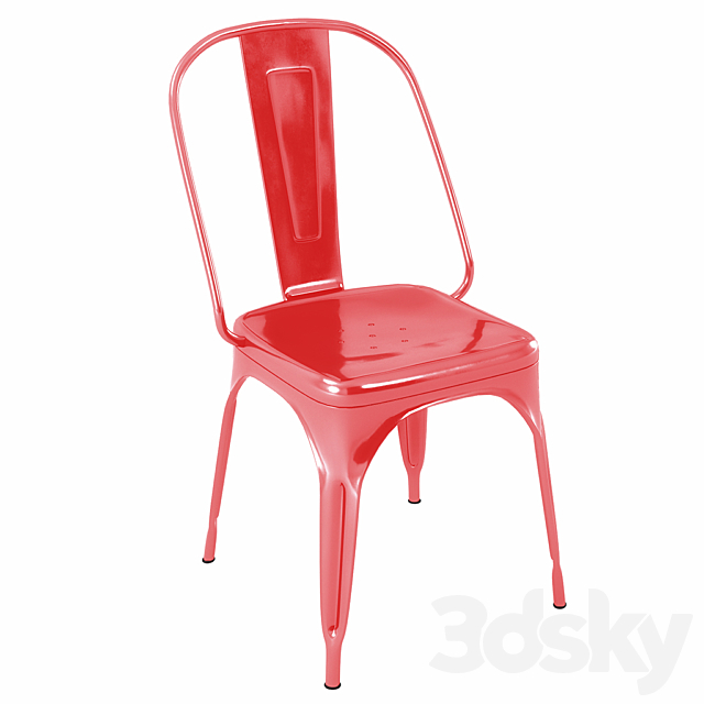 Tolix Metal Bar Chair 3DSMax File - thumbnail 1