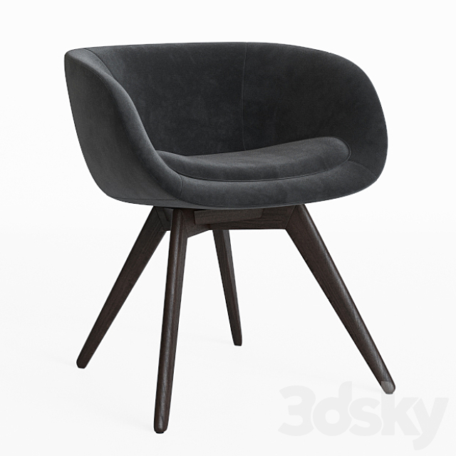 Tom Dixon Scoop Chair 3DSMax File - thumbnail 3