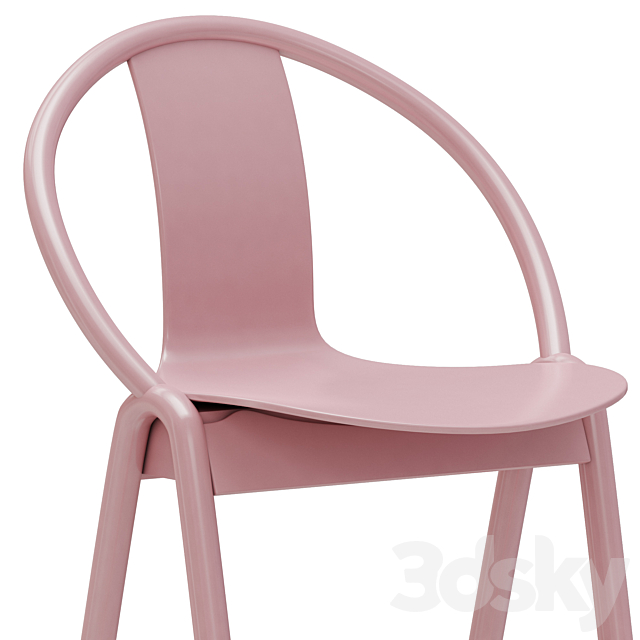 TON Again barstool 3DSMax File - thumbnail 4