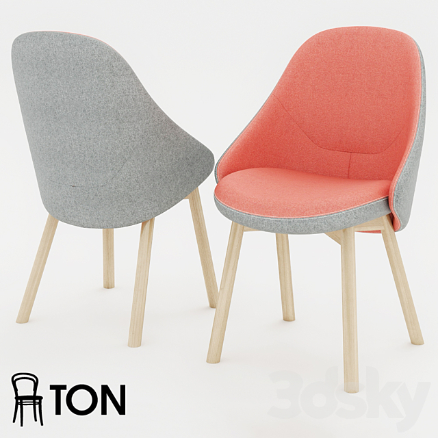 Ton Alba chair 3DSMax File - thumbnail 1