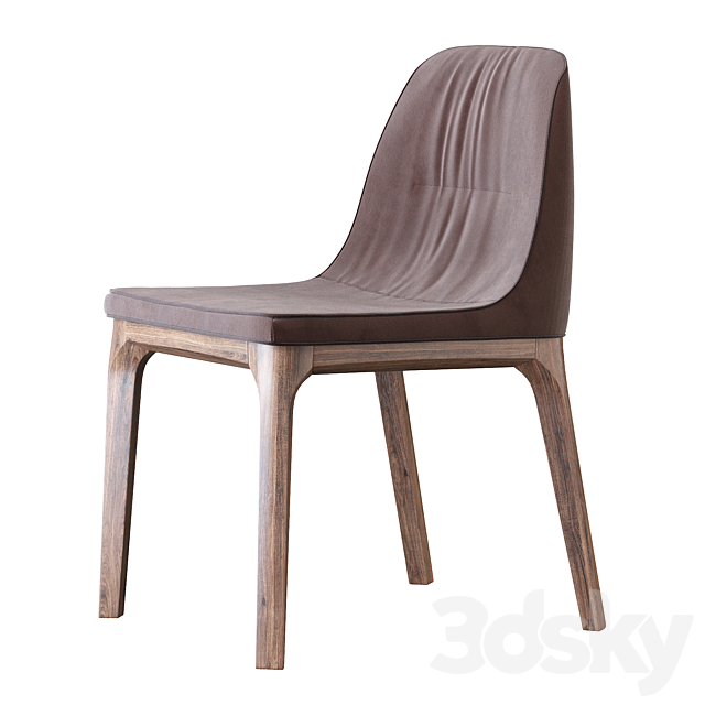 Tonin Casa Chair Mivida 7212 3DS Max Model - thumbnail 2