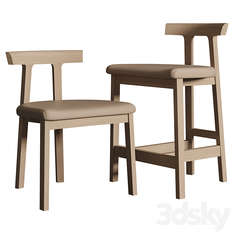 Torii Stool 3DS Max Model - thumbnail 1