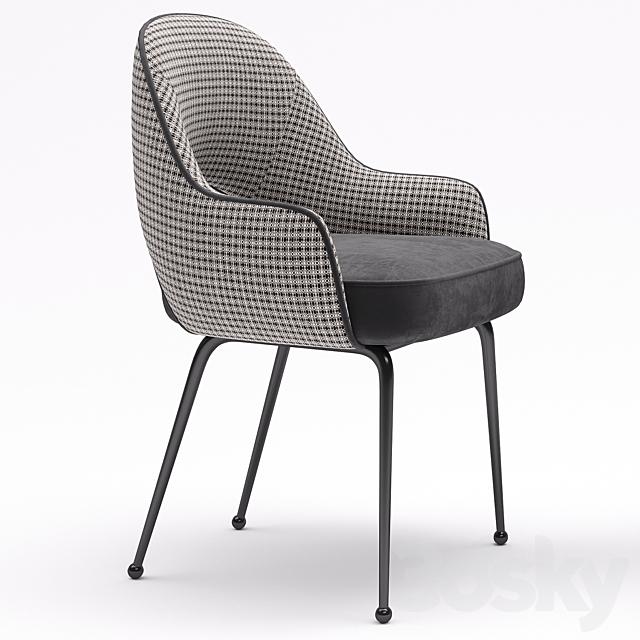 Tosconova Fifty Two Galvanic chair 3DS Max Model - thumbnail 4