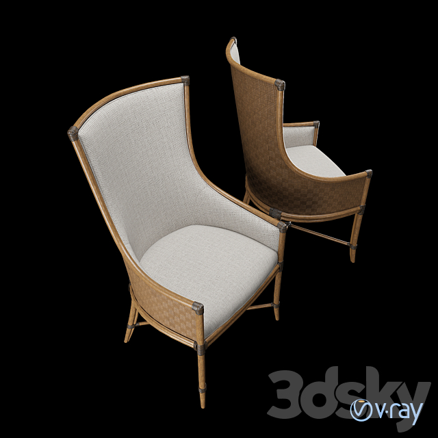 Tropical – BALFOUR HOST CHAIR 3DSMax File - thumbnail 4