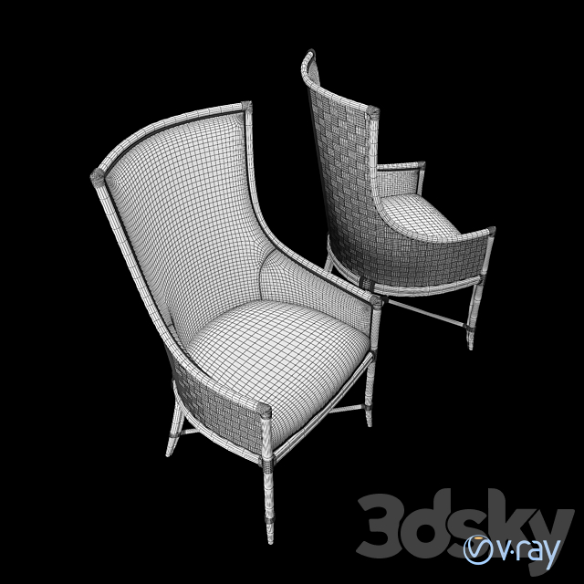 Tropical – BALFOUR HOST CHAIR 3DSMax File - thumbnail 5