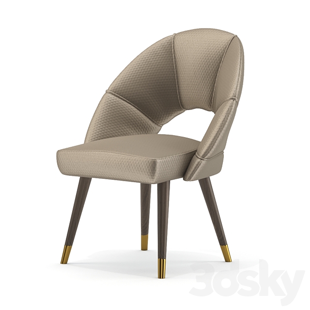 Turri Orion Shell Chair 3DSMax File - thumbnail 1