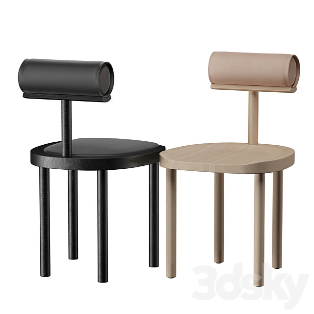 Una Chairs 3DS Max Model - thumbnail 3