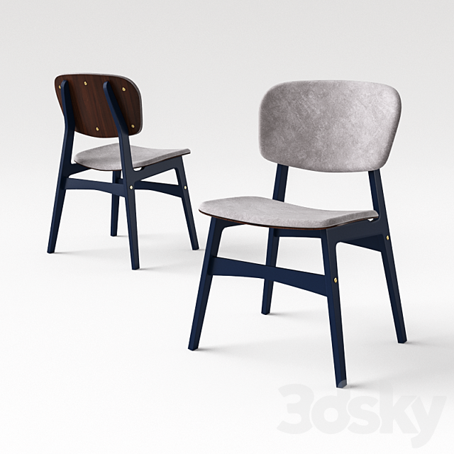 Upholstered chair SID 3DSMax File - thumbnail 1