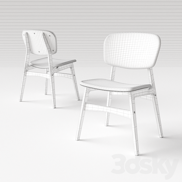 Upholstered chair SID 3DSMax File - thumbnail 2