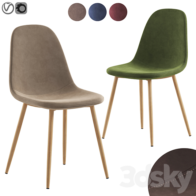 Valencia stool 3DSMax File - thumbnail 1