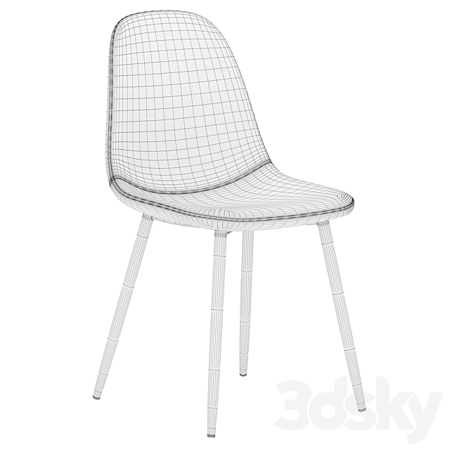 Valencia stool 3DSMax File - thumbnail 3