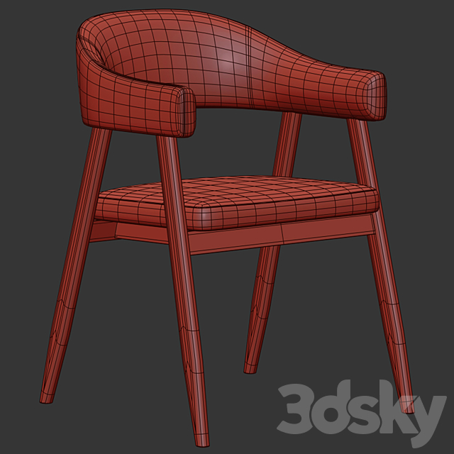 Vasa chair 3ds Max - thumbnail 3