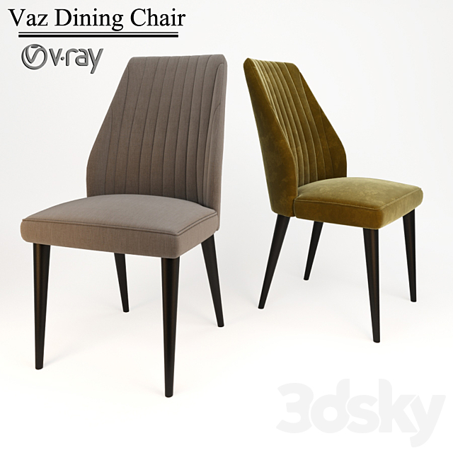 Vaz Dining Chair 3DSMax File - thumbnail 1