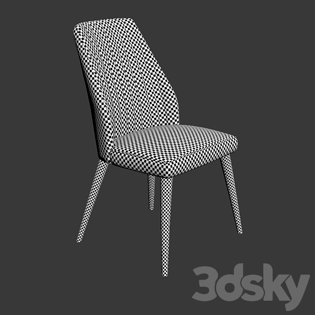 Vaz Dining Chair 3DSMax File - thumbnail 2