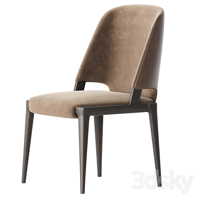 VELIS Dining Chair 3DS Max Model - thumbnail 2