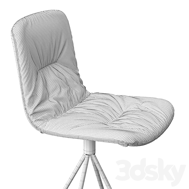 Viccarbe Klip barstool 3DSMax File - thumbnail 3