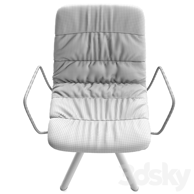 Viccarbe Maarten Chair 3DS Max Model - thumbnail 3