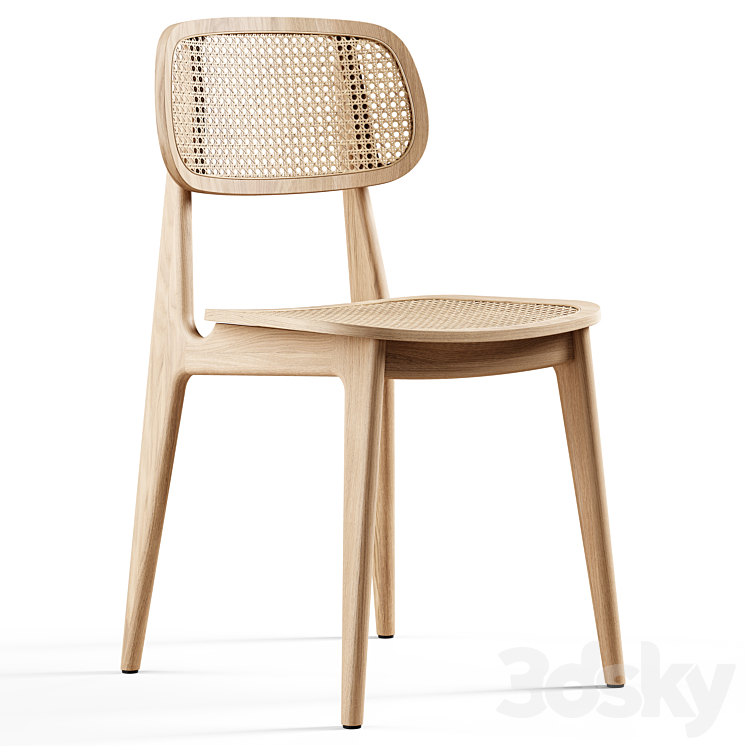 Vincent Sheppard – Titus dining chair 3DS Max Model - thumbnail 3