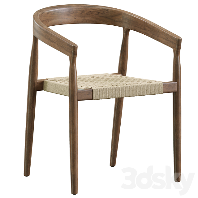 Visby chair 3ds Max - thumbnail 1