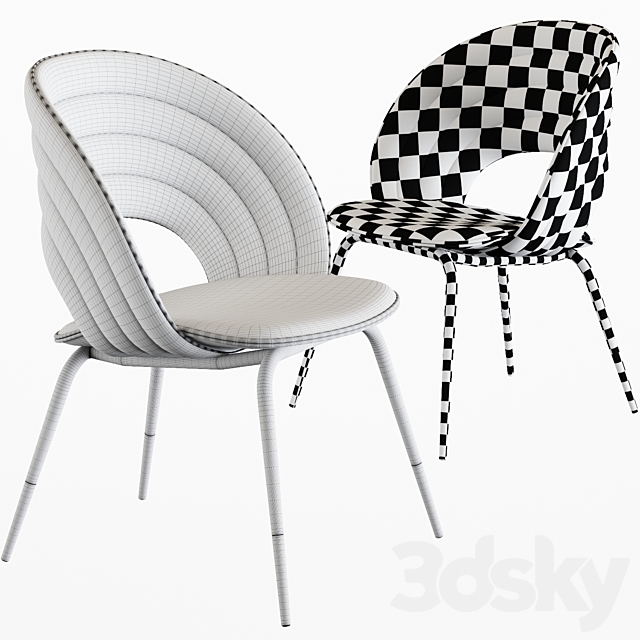 Visionnaire Kylo chair 3DS Max Model - thumbnail 3