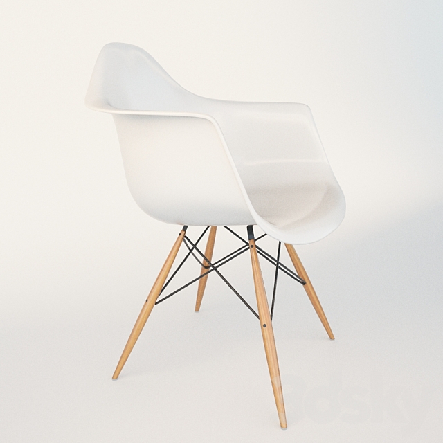 VITRA _ Eames Plastic Armchair 3DSMax File - thumbnail 1