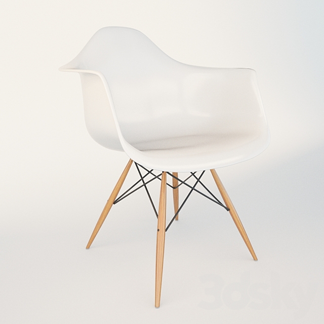 VITRA _ Eames Plastic Armchair 3DSMax File - thumbnail 2