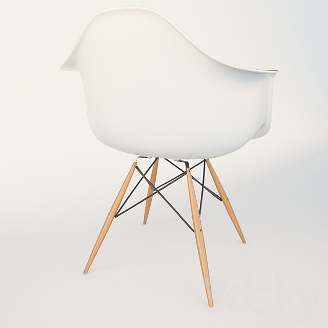 VITRA _ Eames Plastic Armchair 3DSMax File - thumbnail 3