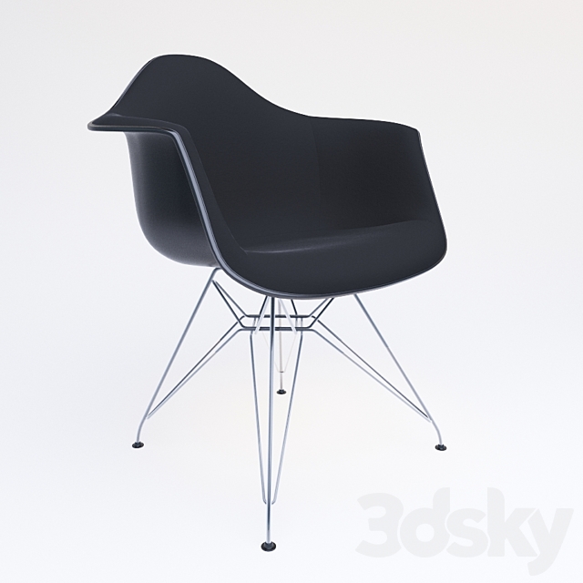 VITRA _ Eames Plastic Armchair DAR 3DSMax File - thumbnail 3