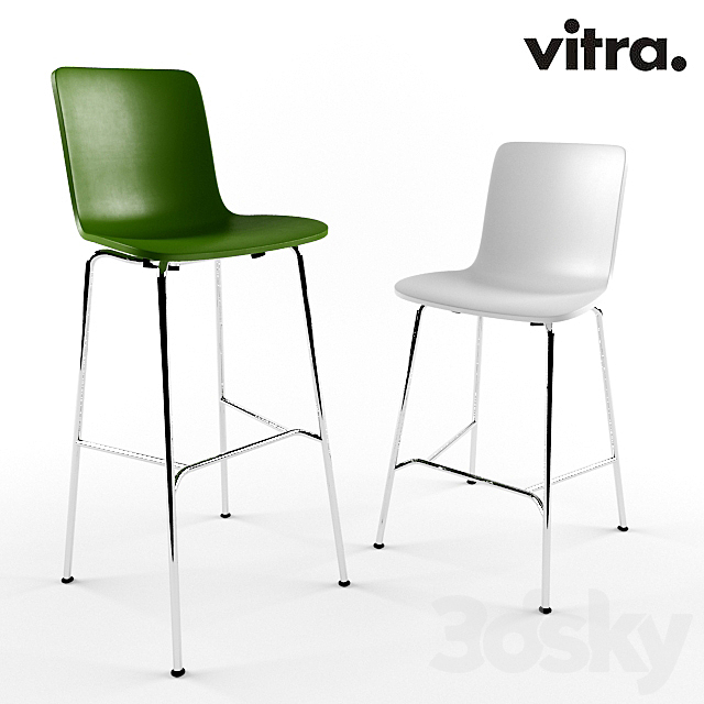 Vitra Hal Stool High \\ Medium 3DSMax File - thumbnail 1