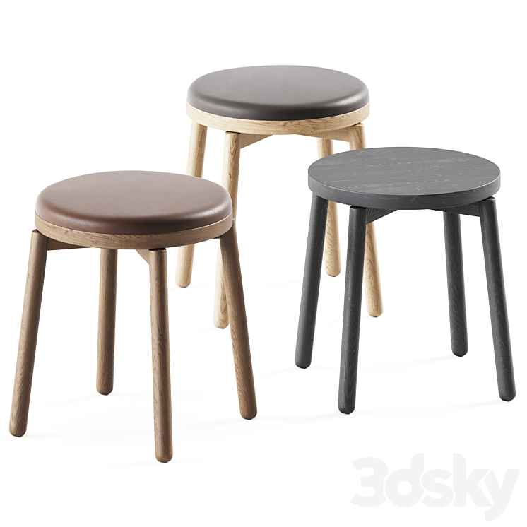 Viva Stool by Branca Lisboa 3DS Max Model - thumbnail 1