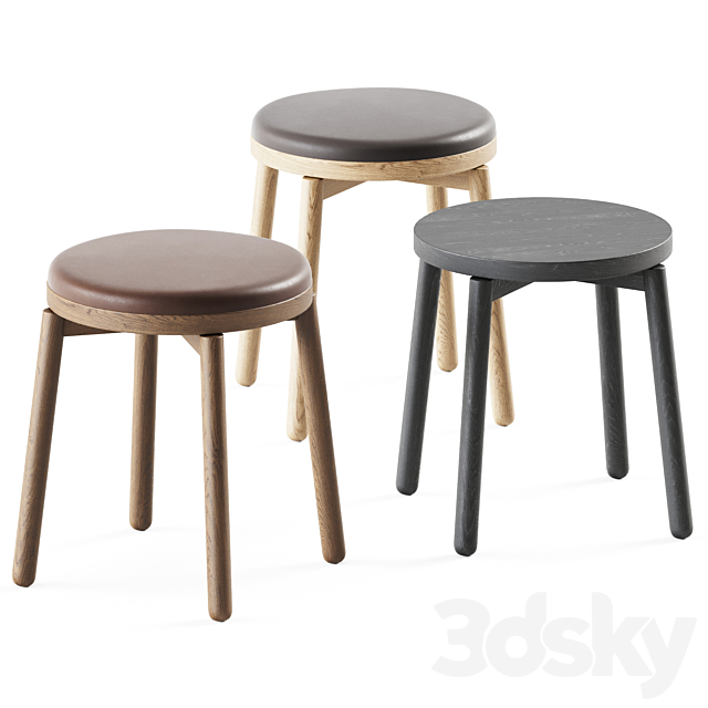 Viva Stool by Branca Lisboa 3DSMax File - thumbnail 1