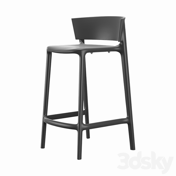 Vondom Africa Bar Stool 3DS Max Model - thumbnail 1