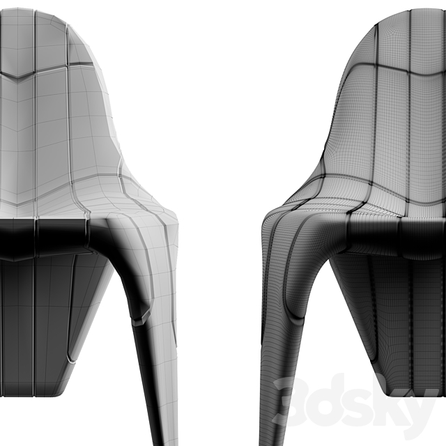 Vondom – F3 chair 3DSMax File - thumbnail 3