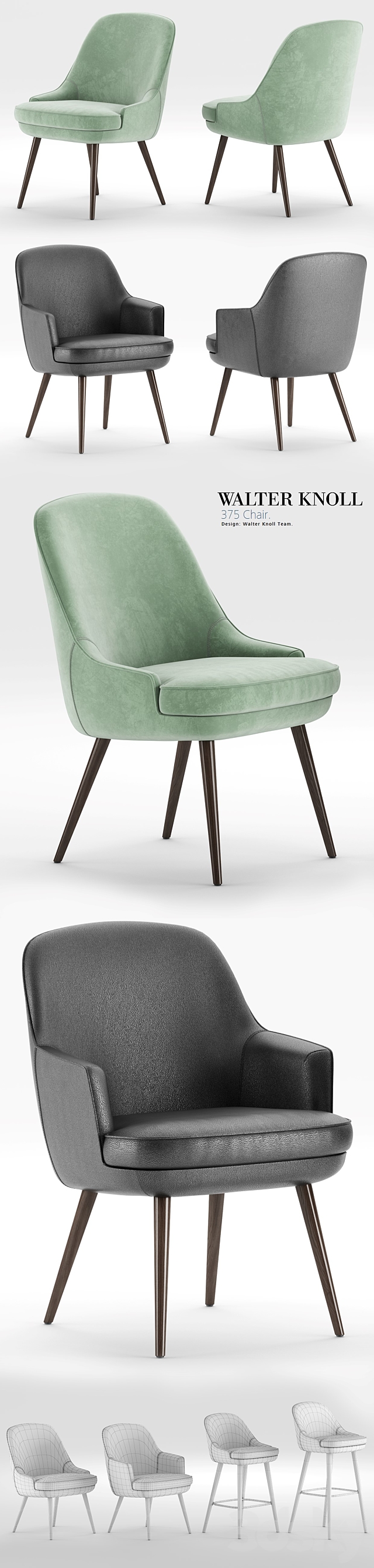 Walter Knoll 375 Chair Collections 3DS Max Model - thumbnail 2