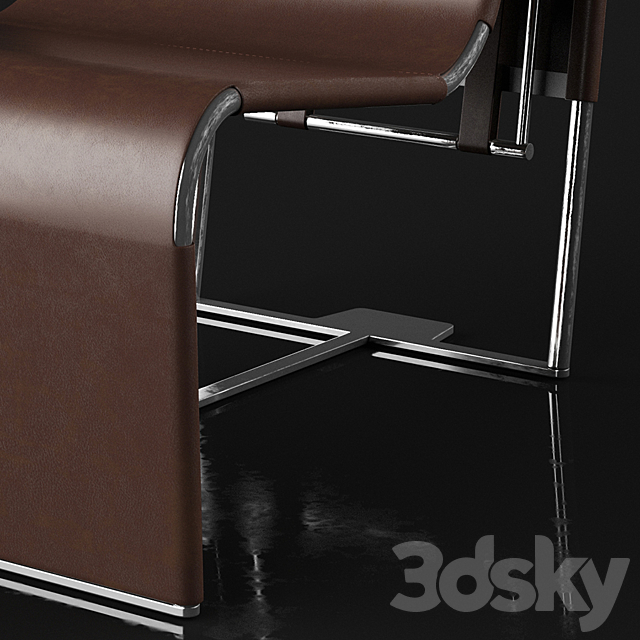 Walter Knoll Atelier chair 3DS Max Model - thumbnail 3