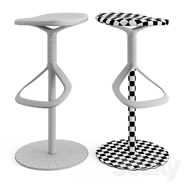 Walter knoll barstool lox 3DSMax File - thumbnail 3