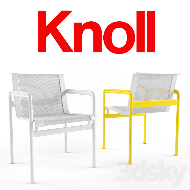 walter knoll chair 1966 3ds Max - thumbnail 1