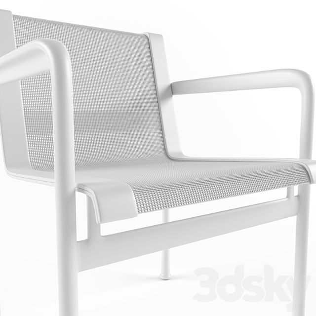 walter knoll chair 1966 3ds Max - thumbnail 2