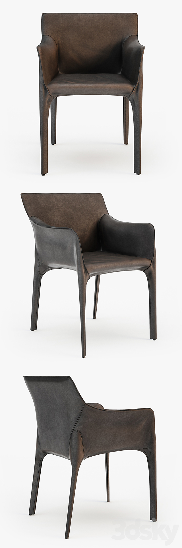 Walter Knoll chair SADDLE 3DSMax File - thumbnail 2