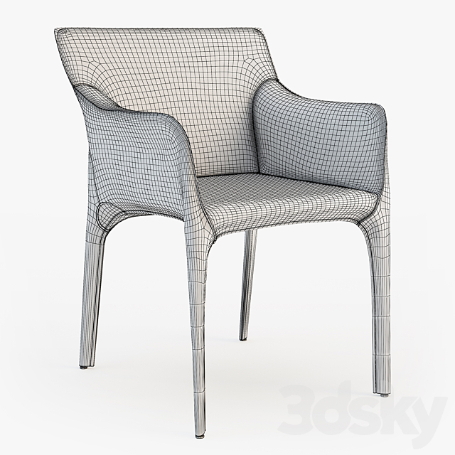 Walter Knoll chair SADDLE 3DSMax File - thumbnail 3