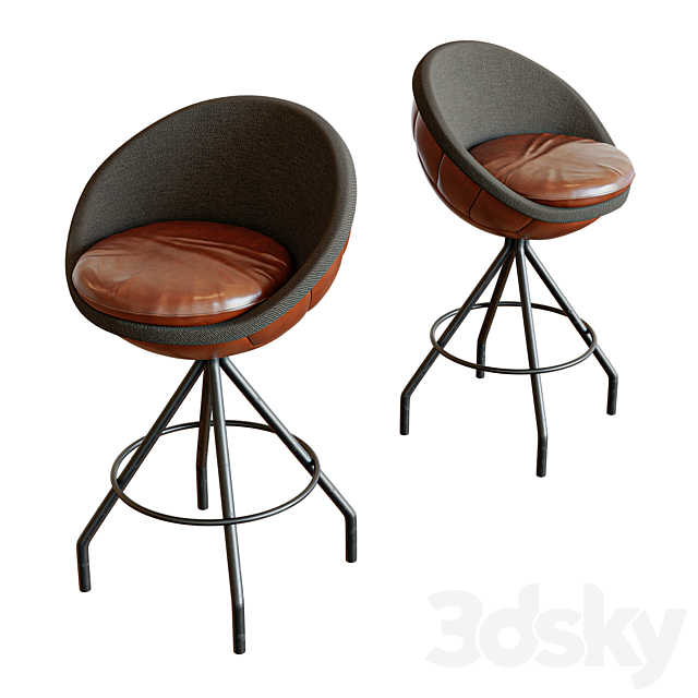 WEMBLEY FOOTBALL COUNTER STOOL (by Lento) 3DSMax File - thumbnail 2