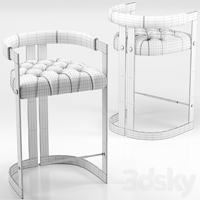 Winfrey bar chair – Ottiu 3DSMax File - thumbnail 3