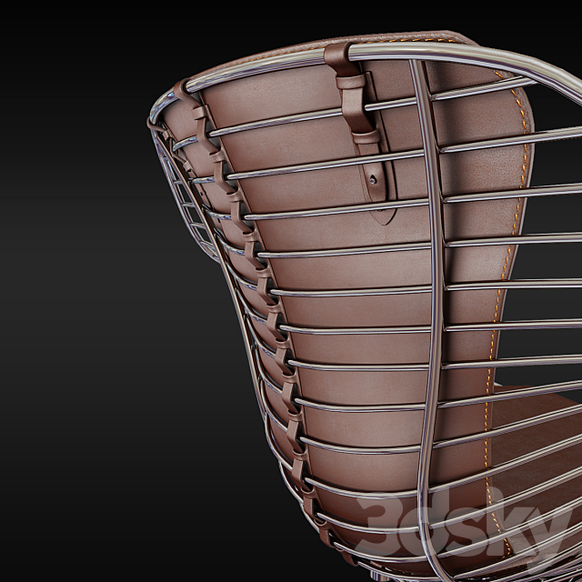 wire dining chair 3DSMax File - thumbnail 3