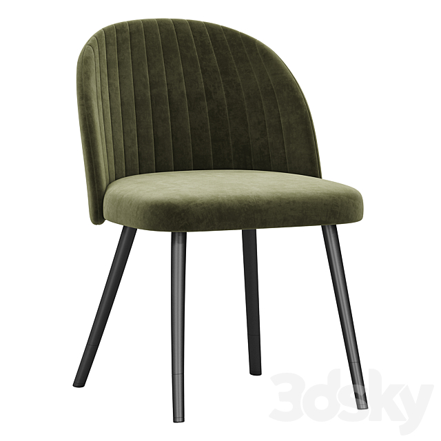 Woodville brand chair 3ds Max - thumbnail 2