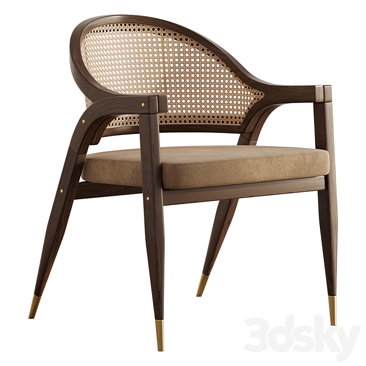 Wormley Dining Chair – DUISTT 3DS Max Model - thumbnail 1