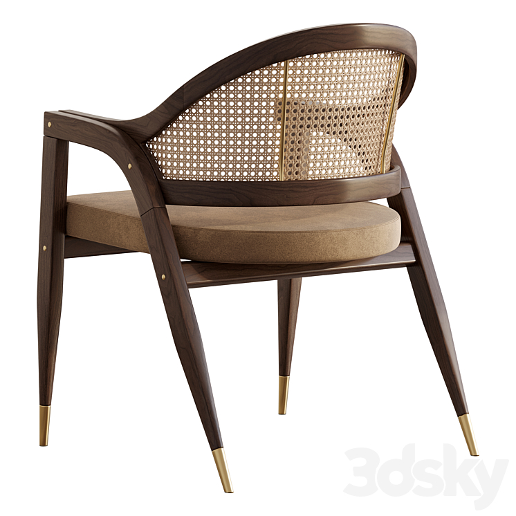 Wormley Dining Chair – DUISTT 3DS Max Model - thumbnail 2