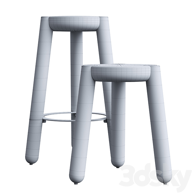 YAY STOOLs by jot.jot 3DSMax File - thumbnail 5