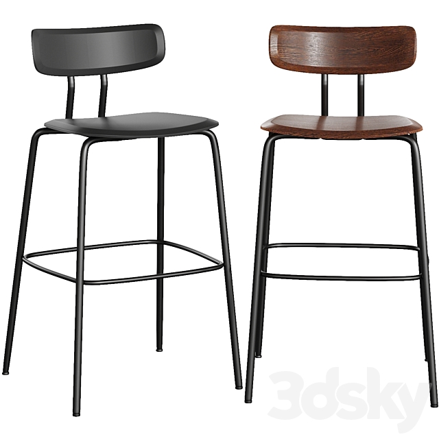 Zeitraum Okito Bar Stool 3DSMax File - thumbnail 1