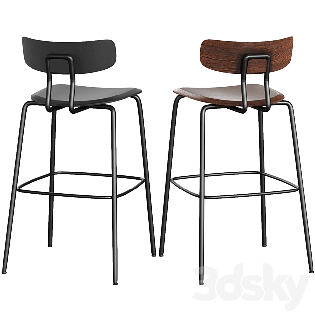 Zeitraum Okito Bar Stool 3DSMax File - thumbnail 2