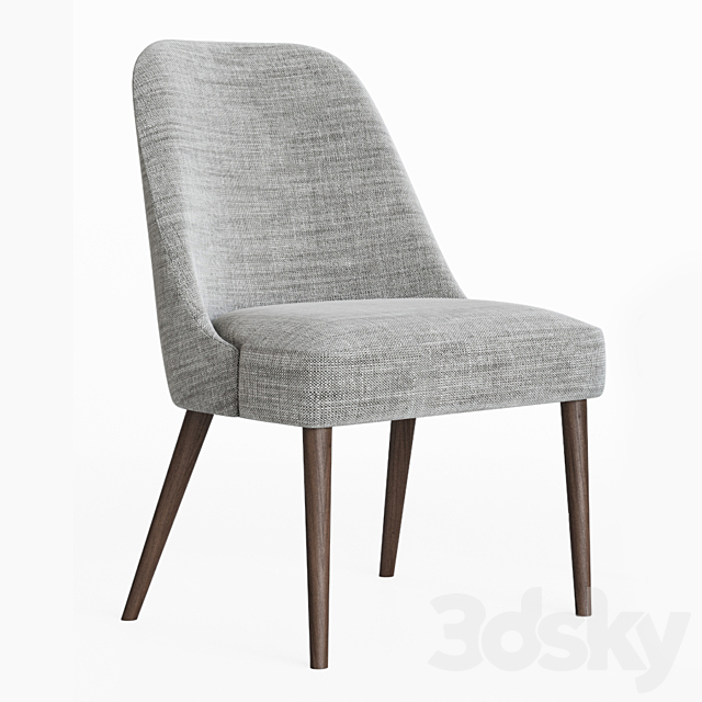 Zuma Pumice Accent Chair 3ds Max - thumbnail 2